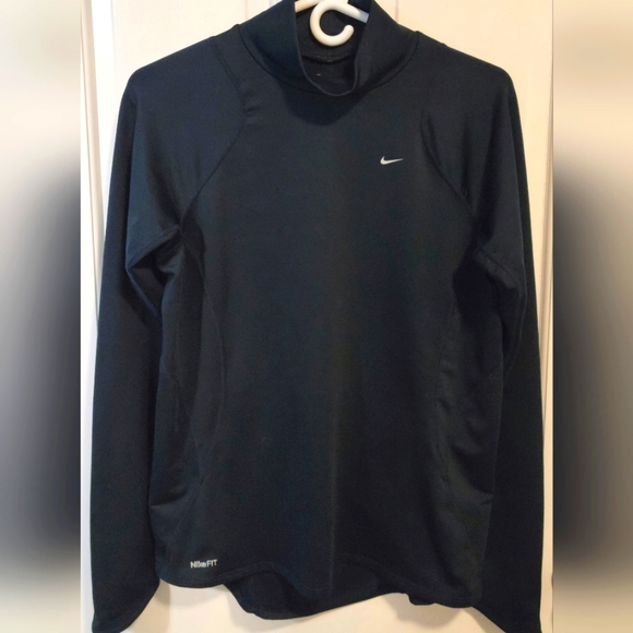 Nike Tops - Nike-Women's Fit Dry Running Top-Gently Used-Dark Blue-Size Large 12-14
